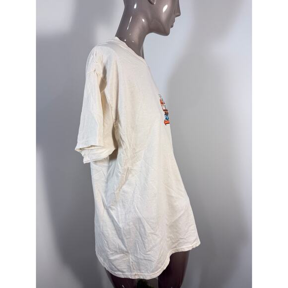 The WHO The Song is Over Retro Sign T Shirt Defect NWOT - Picture 4 of 8